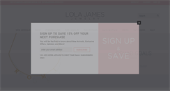 Desktop Screenshot of lolajamesjewelry.com